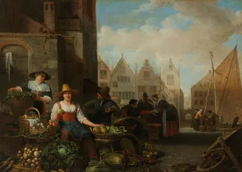 El mercado de las verduras