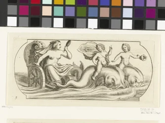 Anfitrite en un carro Nouveau Livre des Dieux et Deeßes De la Marine Bouckje of Sea Gods and Goddesses (título de la serie)