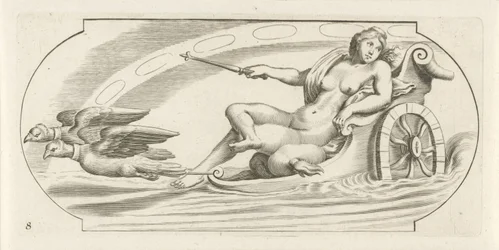 Aurora en un carro Nouveau Livre des Dieux et Deeßes De la Marine Bouckje of Sea Gods and Goddesses (título de la serie)