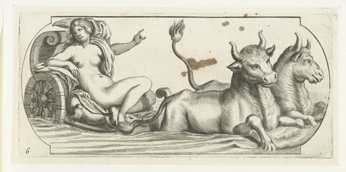 Europa en un carro Nouveau Livre des Dieux et Deeßes De la Marine Bouckje of Sea Gods and Goddesses (título de la serie)