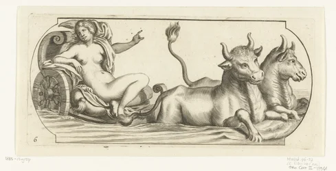 Europa en un carro Nouveau Livre des Dieux et Deeßes De la Marine Bouckje of Sea Gods and Goddesses (título de la serie)
