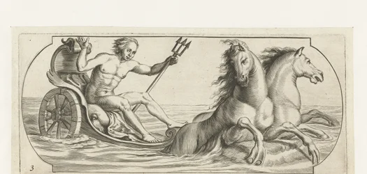 Neptuno en un carro Nouveau Livre des Dieux et Deeßes De la Marine Bouckje of Sea Gods and Goddesses (título de la serie)