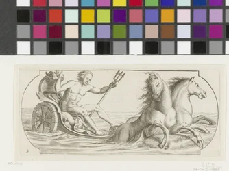 Neptuno en un carro Nouveau Livre des Dieux et Deeßes De la Marine Bouckje of Sea Gods and Goddesses (título de la serie)