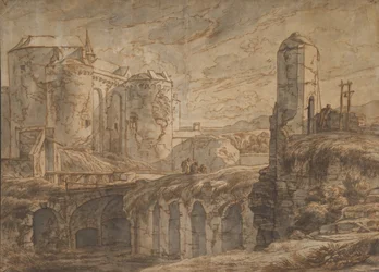 La puerta de Brujas en Sluis, 1661
