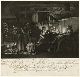 Júpiter y Mercurio en la casa de Filemón y Baucis