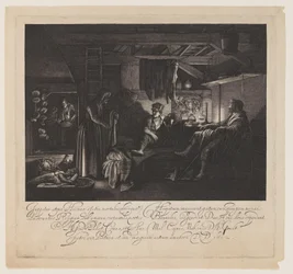 Júpiter y Mercurio en la casa de Filemón y Baucis
