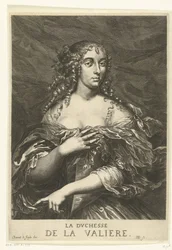 Retrato de Louise Françoise de La Baume Le Blanc de la Vallière