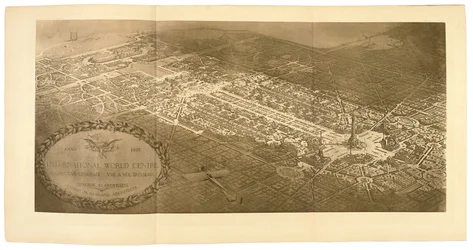 Vista aérea del Centro Mundial Internacional