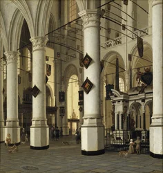 Interior de la Nieuwe Kerk, Delft
