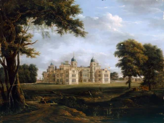 Charlton Park, c.1800 (óleo sobre tabla)