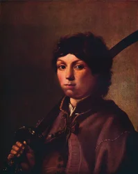 Un niño con un sable