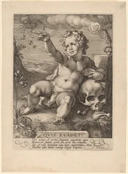 Alegoría de la transitoriedad ("Homo Bulla")