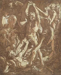 Hércules matando a Caco