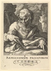San Simón, de Cristo, los Apóstoles y San Pablo con el Credo, ca. 1589