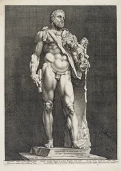 El Emperador Cómodo como Hércules