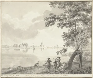 Vista de Dodewaard y Hien