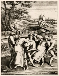 Epidemia de baile, Estrasburgo, Alsacia. 1518