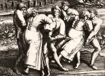 Plaga de baile, Estrasburgo, Alsacia. 1518