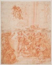 Coresio se suicida por amor a Calírroe