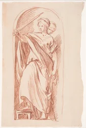 Judith. (Estudio después de escultura)