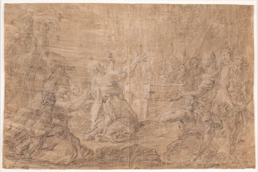 Escena de sacrificio