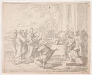 La resurrección del hijo de la viuda de Naín (Lucas 7,11 ff)