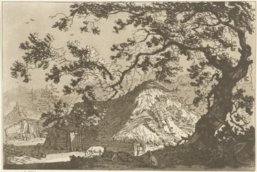 Landschap conoció a twee boerderijen Doce diseños calculados para el uso de quienes están aprendiendo a dibujar paisajes (título de la serie)