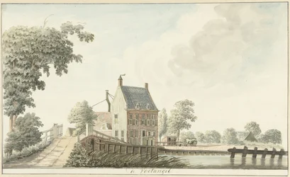 La posada de Voetangel en el canal de Utrecht