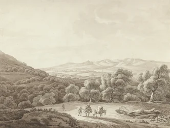 Vista de Tívoli cerca de la villa de Casio