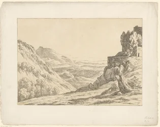Ruina con vista Tentamina Lithographica (título de la serie) Paisajes italianos (título de la serie)