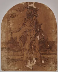 Marte fuera de las murallas de Bruselas
