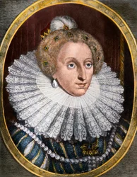 Retrato de la reina Isabel I de Inglaterra (grabado)