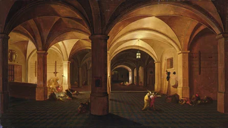 La Liberación de San Pedro (óleo sobre tabla)