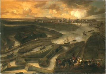 Vista de Ostende (óleo sobre lienzo)
