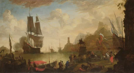 Vista de un Puerto Italiano