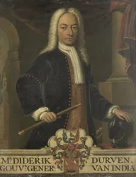 Retrato de Diederik van Durven, Gobernador General de las Indias Orientales Holandesas