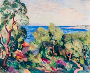 El golfo de Saint-Tropez, hacia 1906-1909 (óleo sobre lienzo)