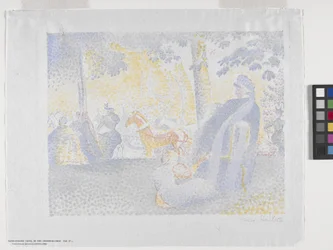 Aux Champs-Elysées (En los Campos Elíseos) 1898 (litografía en color)