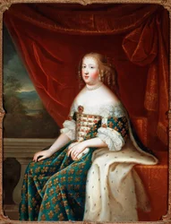 Retrato de María Teresa de Austria (1638-1683), reina de Francia