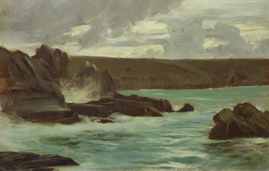 Rocas en Bretaña, 1866