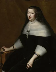 Retrato de Ana de Austria 1601-1666, ca 1659