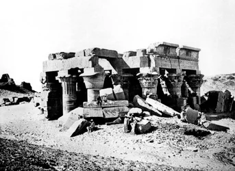Templo de Ombos, Nubia, Egipto, 1887