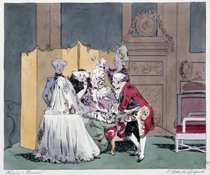 La toilette (escena de peluquería) en el siglo XVIII - en “Jadis et aujourd