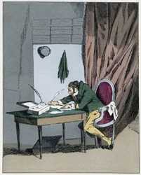 Supernumerario - en "Administrative Mores" de Henri Monnier