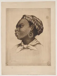 Una mujer africana, según Eva Gonzalès