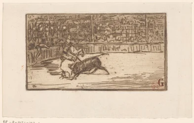 Torero en una plaza