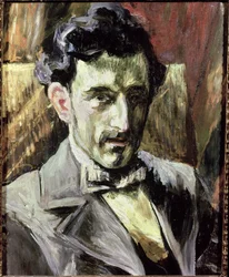 Retrato de Maurice Ravel (1875-1937) (óleo sobre lienzo)