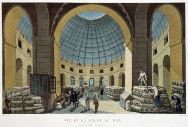 La Halle au blé en Vues de Paris de Courvoisier