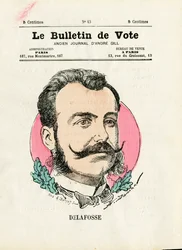 Ballot 2ª serie, Satírico en colores: Delafosse - Ilustración de Henri Demare (1846-1888)