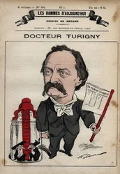 Caricatura de Jean Prosper Turigny 1822-1905 de 